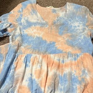 Boutique tie dye dress